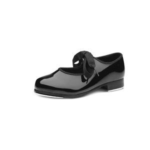 Bloch Ribbon Tie Tap Shoes - Black Patent Leather -  Multiple Sizes -NWT